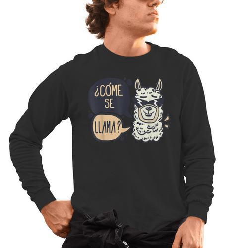 Llama Shirt English Teacher School Student ESL Joke Men's Long Sleeve T-Shirt - teacherstshirts.com UK