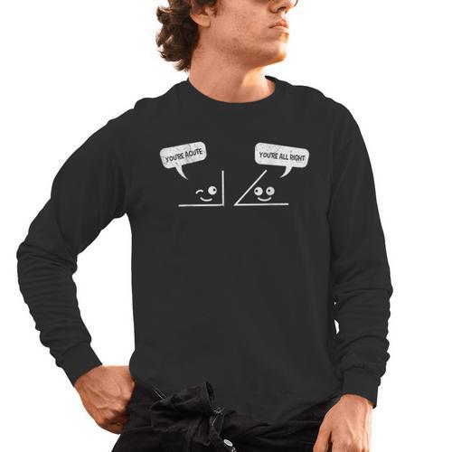 Math Saying You Are Acute Algebra Maths Teacher For Men Women Men's Long Sleeve T-Shirt - teacherstshirts.com DE