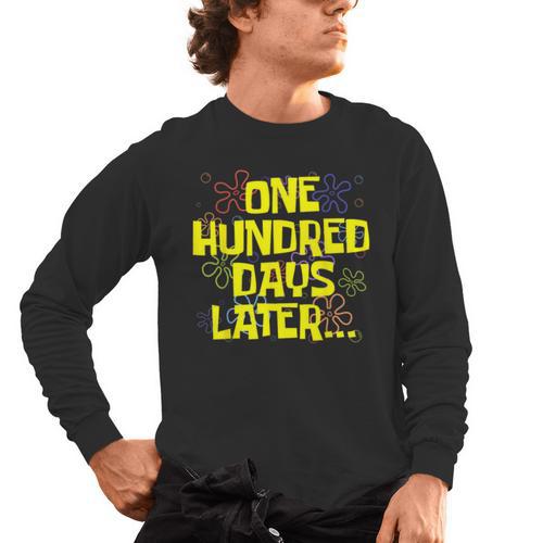 One Hundred Days Later 100th Day Of School Teacher Student Men's Long Sleeve T-Shirt - teacherstshirts.com AU
