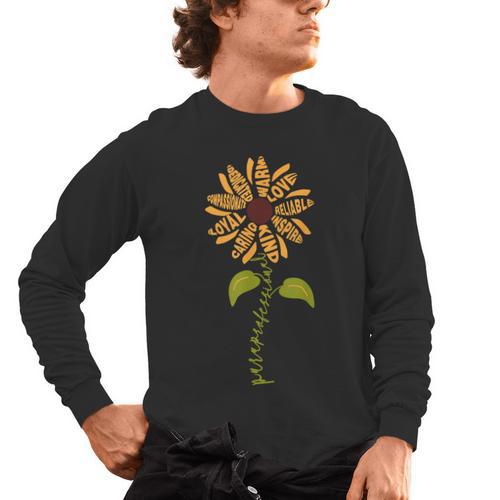 Paraprofessional Para Sunflower Teacher Back To School Men's Long Sleeve T-Shirt - teacherstshirts.com AU