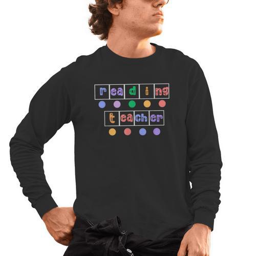 Phonics Reading Teacher Science Of Reading Literacy Coach Men's Long Sleeve T-Shirt - teacherstshirts.com AU