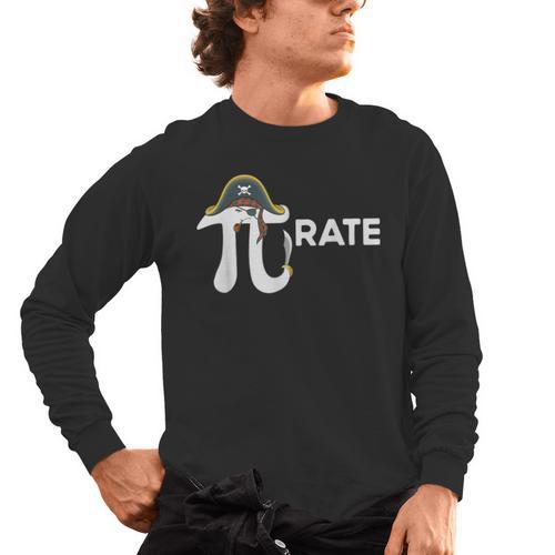 Pirate Pi Math Pie Halloween Costume Teacher Men Women Men's Long Sleeve T-Shirt - teacherstshirts.com CA
