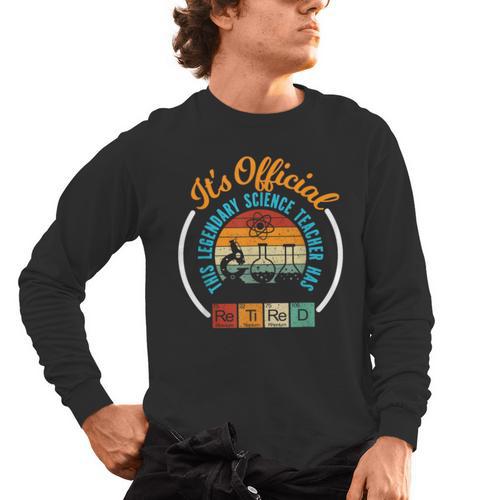 Retiring Science Teacher Retirement Men's Long Sleeve T-Shirt - teacherstshirts.com AU