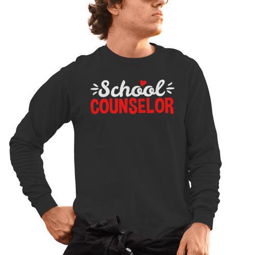 School Counselor Teacher Guidance Counseling For Men Women Kids Men's Long Sleeve T-Shirt - teacherstshirts.com AU