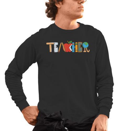 School Teacher Men And Women Back To School Teachers Men's Long Sleeve T-Shirt - teacherstshirts.com AU