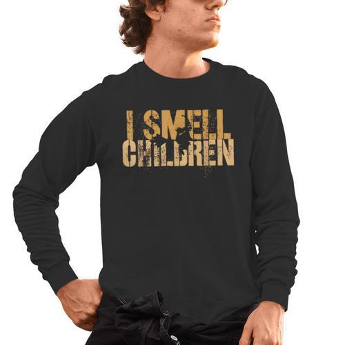 I SMELL CHILDREN Halloween Teacher Classroom I Teach Men's Long Sleeve T-Shirt - teacherstshirts.com AU