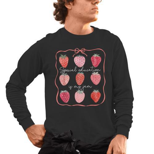 Special Education Is My Jam SPED Teacher Back To School Men's Long Sleeve T-Shirt - teacherstshirts.com DE