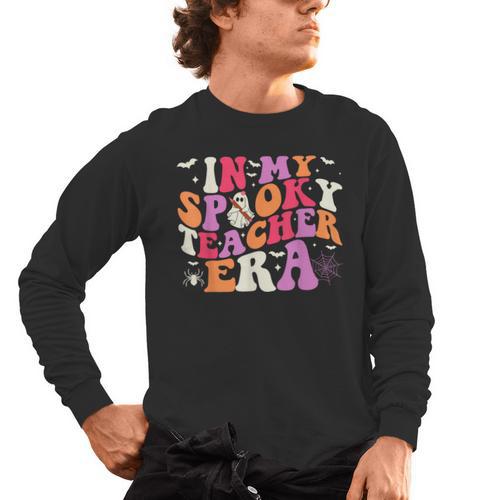 In My Spooky Teacher Era Halloween Teacher Back To School Men's Long Sleeve T-Shirt - teacherstshirts.com DE