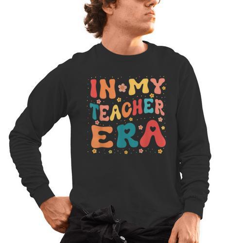 In My Teacher Era First Day Of School Back To School Retro Men's Long Sleeve T-Shirt - teacherstshirts.com CA