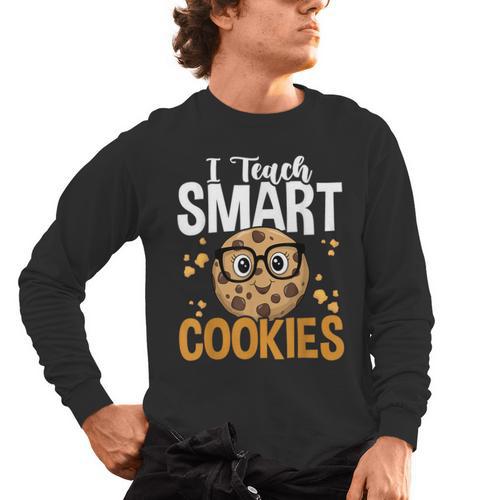 Teacher I Teach Smart Cookies Nerd Men's Long Sleeve T-Shirt - teacherstshirts.com DE