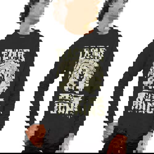 Teachers Love Brains Halloween Costume Boo Trick Teach Men&#x27;s Long Sleeve T-Shirt - teacherstshirts.com