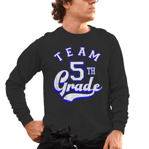 Team 5th Grade Fifth For Teacher Or Students Men's Long Sleeve T-Shirt - teacherstshirts.com