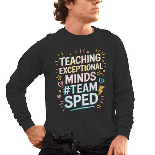 Team Sped Sped Teacher Special Education Teacher Team Men's Long Sleeve T-Shirt - teacherstshirts.com UK
