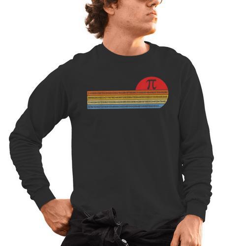 Vintage Pi Day 314 TShirt- Math Teacher Student Geek Men's Long Sleeve T-Shirt - teacherstshirts.com AU