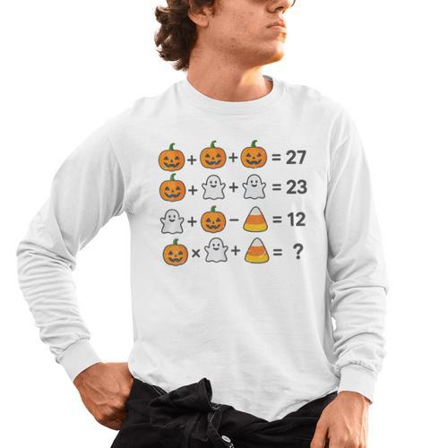 67 Order Operations Math Teacher Halloween Costume Math Fun Men's Long Sleeve T-Shirt - teacherstshirts.com UK