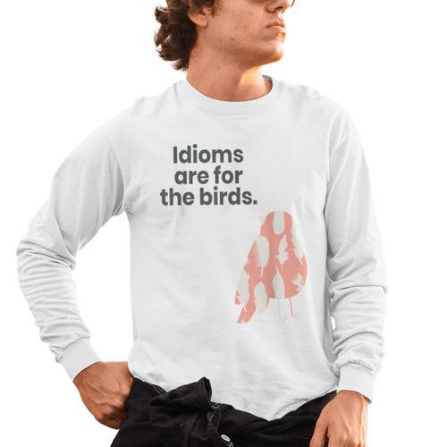 English Teachers Idiom Joke Grammar Police Literature Lovers Men Women Girls Kids Men's Long Sleeve T-Shirt - teacherstshirts.com AU