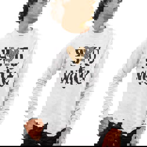 You Matter Leopard Print Teacher Kind Counselor Kindness Men&#x27;s Long Sleeve T-Shirt - teacherstshirts.com