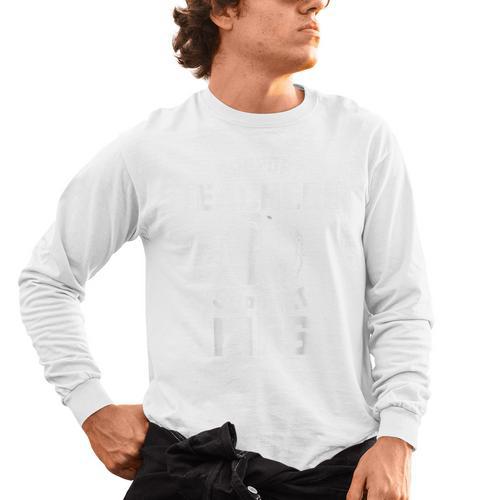 Support Teachers Support Kids Teacher Red For Ed 2019 Men's Long Sleeve T-Shirt - teacherstshirts.com UK
