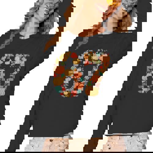 67 6 7 Fall Leaves For Teachers 67 Teacher Women Long Sleeve T-Shirt - teacherstshirts.com