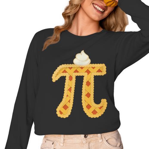 Apple Pi Pie Pun Math Teacher Pi Day 2020 Women Long Sleeve T-Shirt - teacherstshirts.com AU