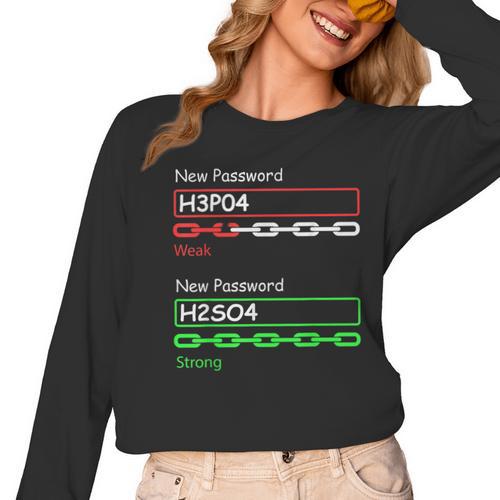 Chemist Science Teacher Student Chemistry Women Long Sleeve T-Shirt - teacherstshirts.com UK