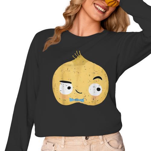 The Cool Bean Good Egg Teacher Halloween Costume Food Group Women Long Sleeve T-Shirt - teacherstshirts.com UK