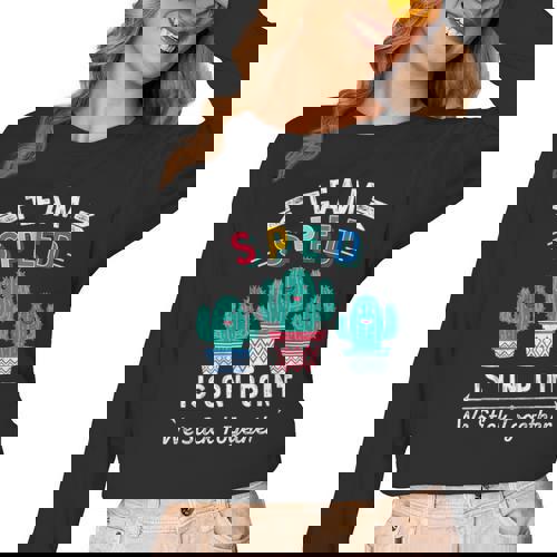 Cute SPED Teacher Special Education Cactus SPED Teacher Women Long Sleeve T-Shirt - teacherstshirts.com