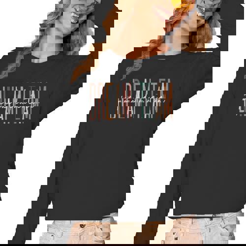 Dream Team Special Education Squad Special Education Teacher Women Long Sleeve T-Shirt - teacherstshirts.com