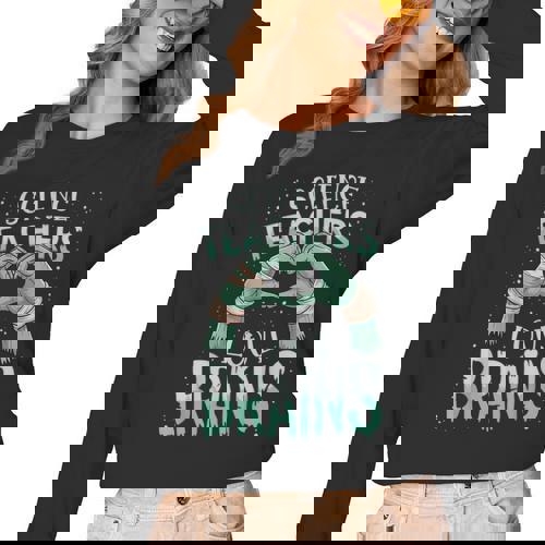 Halloween Teacher Tshirts Science Teachers Love Brains Women Long Sleeve T-Shirt - teacherstshirts.com