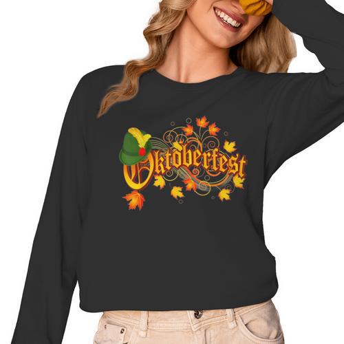 Oktoberfest German Beer Festival October Women Long Sleeve T-Shirt - Bostonterriersmerch.com