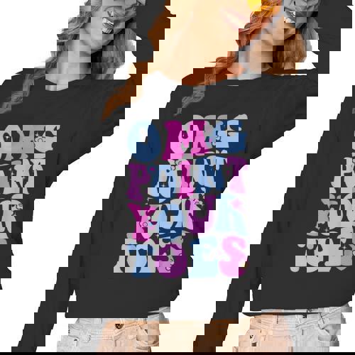 OMG Point Your Toes Dancing Teacher Tap Dancer Dance For Men Women Kids Women Long Sleeve T-Shirt - teacherstshirts.com