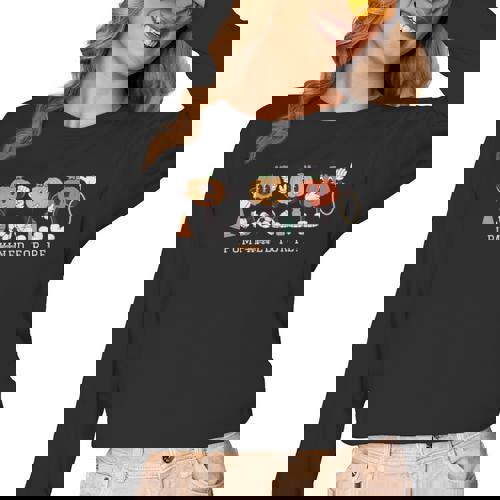 Pumpkin PE Teacher Team Physical Education Autumn Fall Women Long Sleeve T-Shirt - teacherstshirts.com