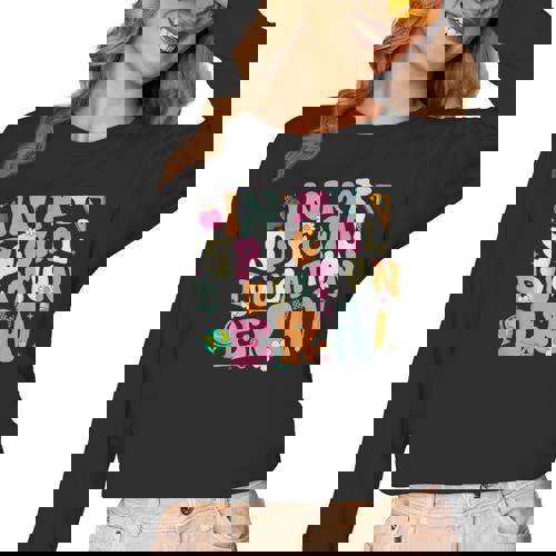 Special Education Teacher Era Inspirational SPED ABA Autism Women Long Sleeve T-Shirt - teacherstshirts.com