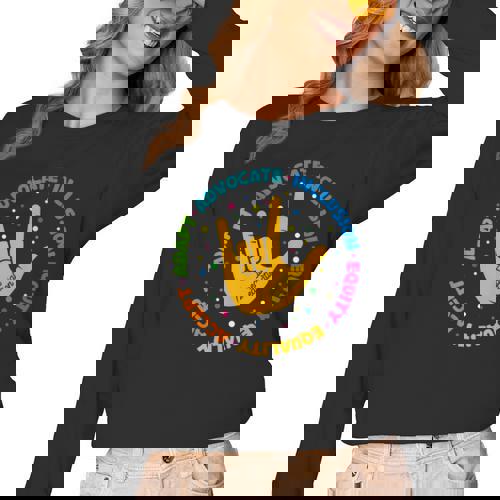 Special Education Teacher Inspirational SPED Teachers Autism Women Long Sleeve T-Shirt - teacherstshirts.com