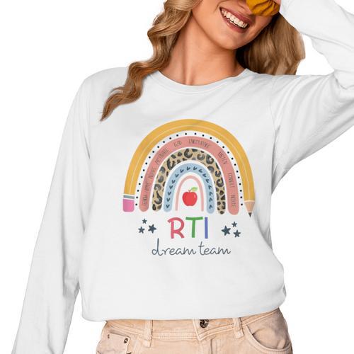 RTI Team RTI Teacher Rti Response To Intervention Teac Women Long Sleeve T-Shirt - teacherstshirts.com
