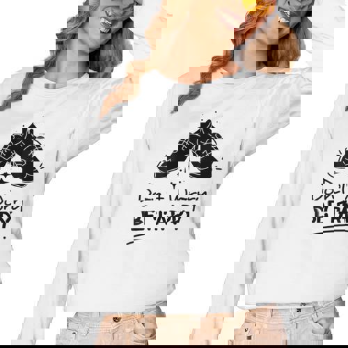 Tap Dancer Tap Dancing Shoes Tap Dance Teacher Women Long Sleeve T-Shirt - teacherstshirts.com