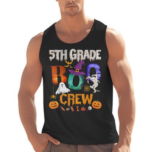 5th Grade Boo Crew Teacher Student Halloween Costume For Men Women Kids Men Tank Top - teacherstshirts.com AU