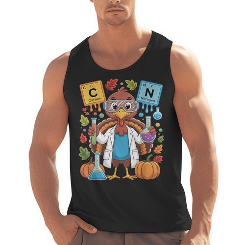 67 Chemistry Science Teacher Periodic Table Thanksgiving Men Tank Top - teacherstshirts.com UK