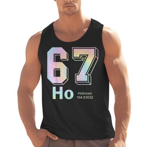 67 Ho Holmium Science Teacher Elements Table Six Seven Meme Men Tank Top - teacherstshirts.com