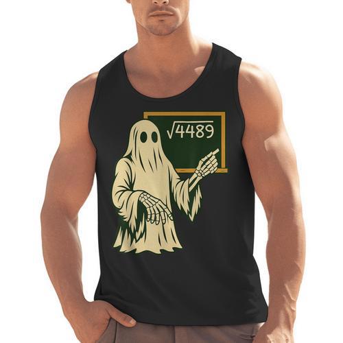 67 Meme Square Root 4489 Slang Math Teacher Skeleton Men Tank Top - teacherstshirts.com