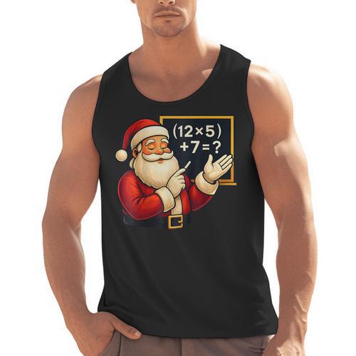 67 Teacher Santa Christmas Six Seven Meme Math Xmas Men Tank Top - teacherstshirts.com UK