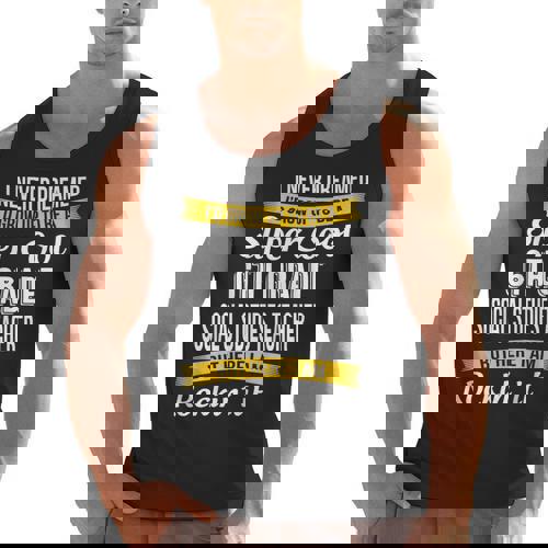 6th Grade Social Studies Teacher Appreciation Men Tank Top - teacherstshirts.com