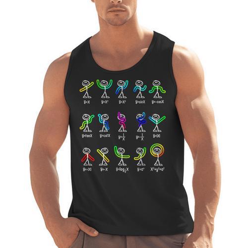 Algebra Dance Function Math Teacher Geek Idea Men Tank Top - teacherstshirts.com DE
