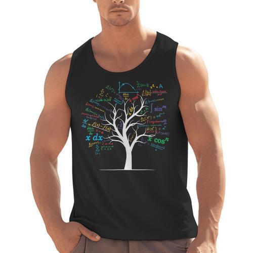 AP Calculus Algebra Tree Math Teacher Nerd Geek Men Tank Top - teacherstshirts.com UK