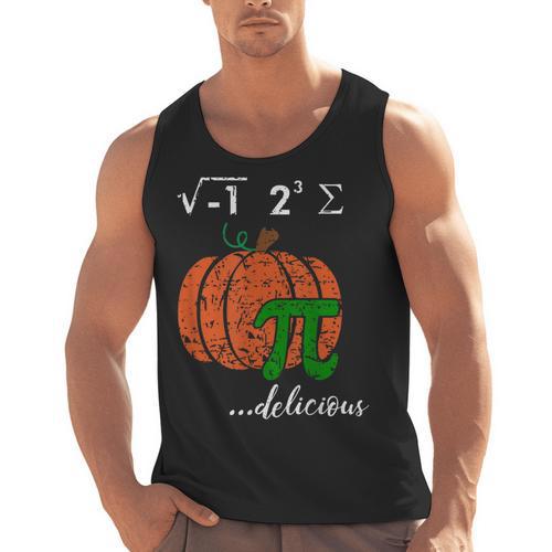 I Ate Some Pumpkin Pi Pie Math Teacher Halloween For Men Women Kids Men Tank Top - teacherstshirts.com AU