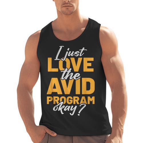 AVID Team Appreciation Essentials AVID Program Teacher Men Tank Top - teacherstshirts.com CA