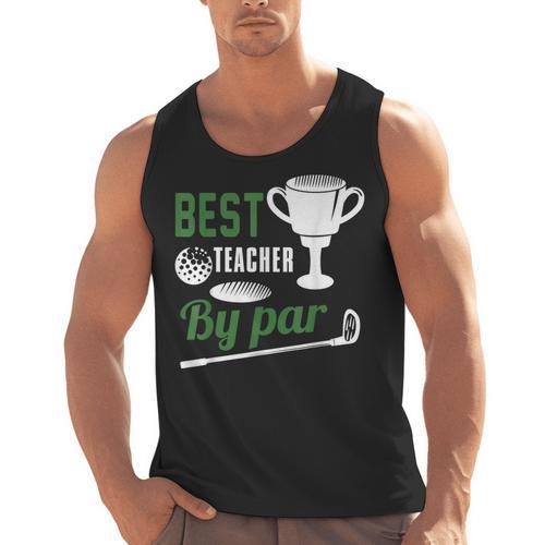 Best Teacher By Par Golf Golfer Men Tank Top - teacherstshirts.com CA