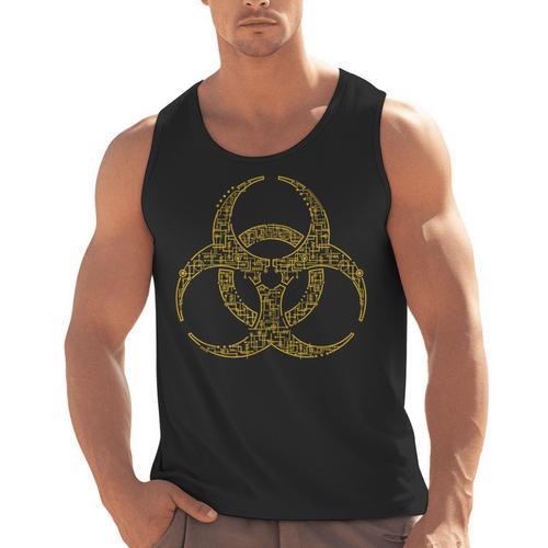 Bioengineering Biology Teacher Toxic Symbol Biohazard For Men Women Girls Kids Men Tank Top - teacherstshirts.com