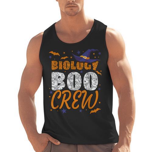 Biology Boo Crew Halloween Biology Teacher Matching For Men Women Kids Men Tank Top - teacherstshirts.com