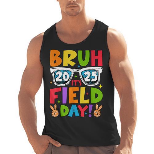 Bruh It's Field Day Teacher Boys Girls Kids Field Day 2025 Men Tank Top - teacherstshirts.com AU